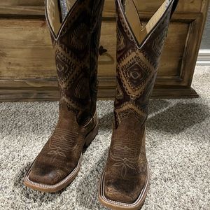Anderson Bean Tag Boar Square Toe Boots